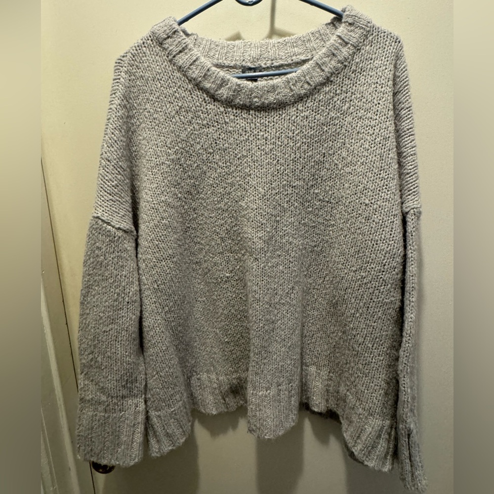 aerie oversized part wool and alpaca sweater.